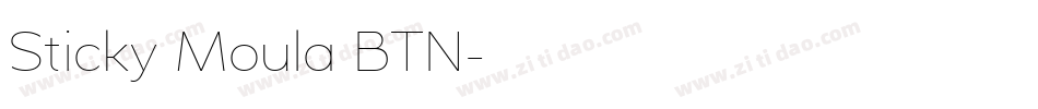 Sticky Moula BTN字体转换